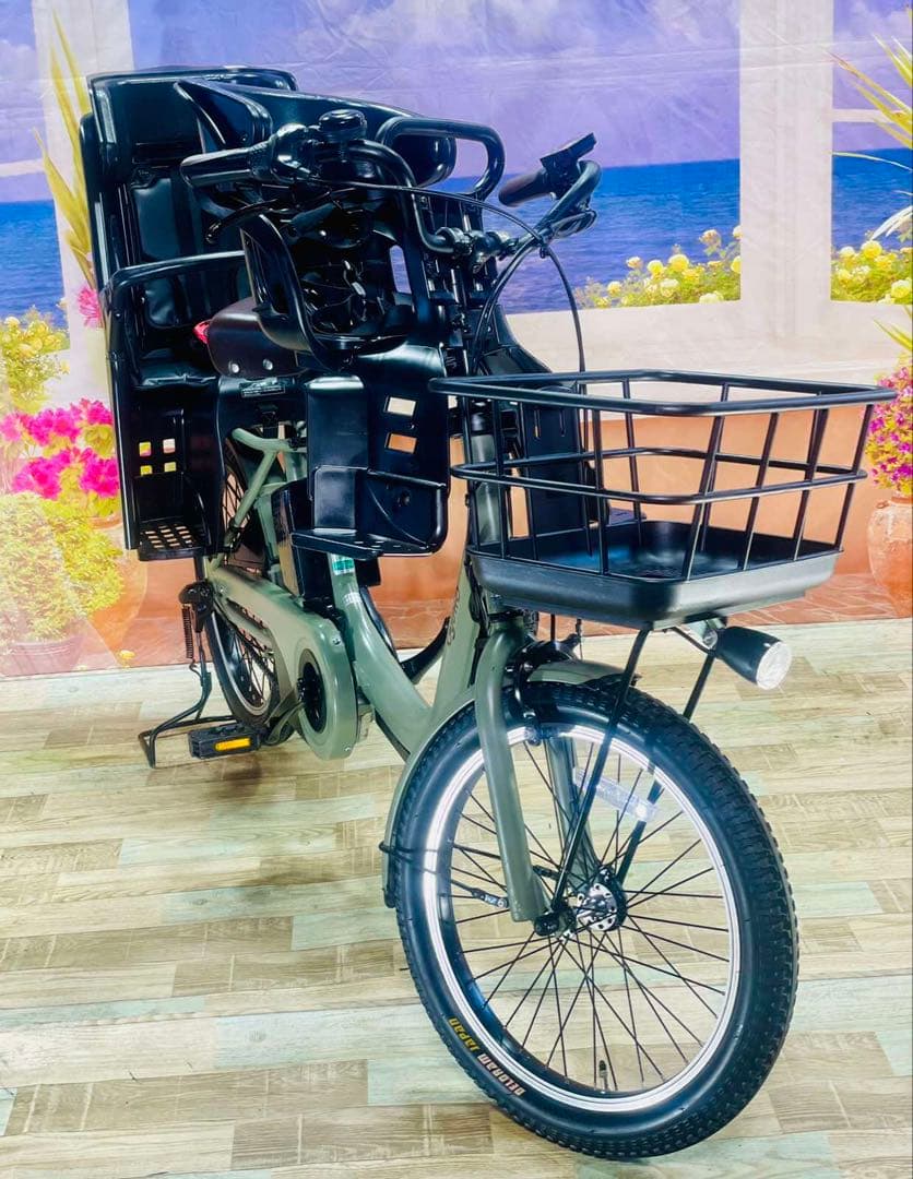 ギュットアニーズ⭐️16AH！パナソニック子供乗せ電動アシスト自転車Y3128