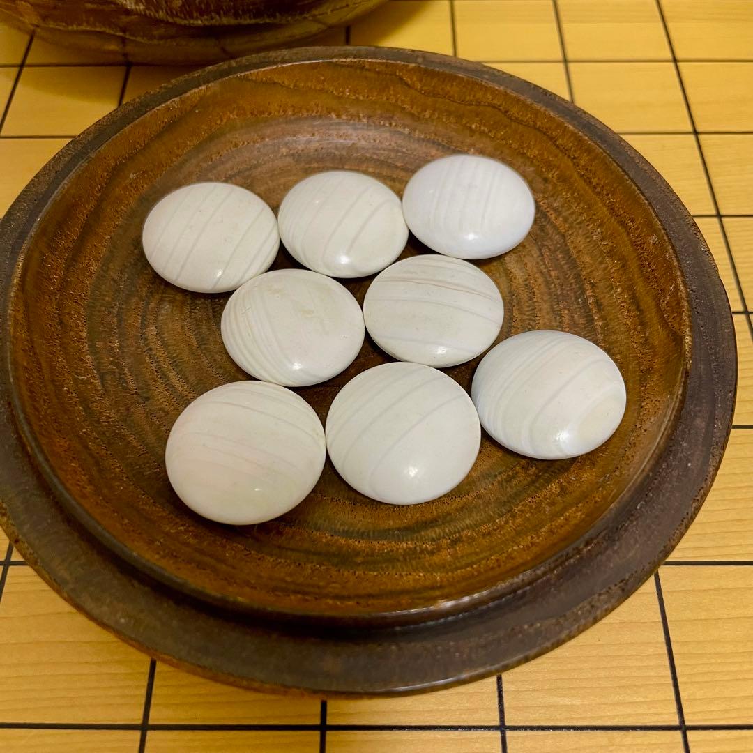 碁盤 はまぐり　蛤碁石 32号　碁笥セット　榧