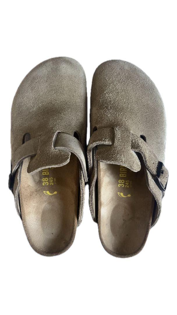 ビルケンシュトック ボストン 38 トープ ベージュ