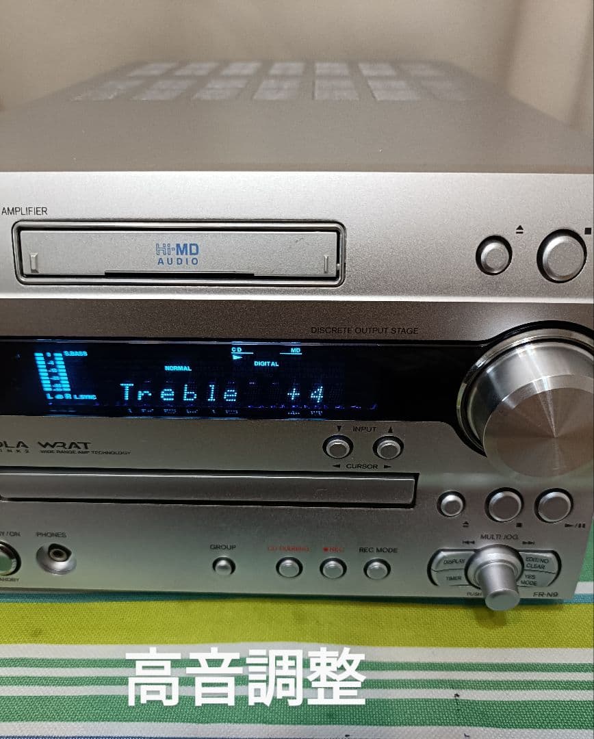 ONKYO FR-N9 CD,Hi-MD,FM/AM　整備済み　リモコン付