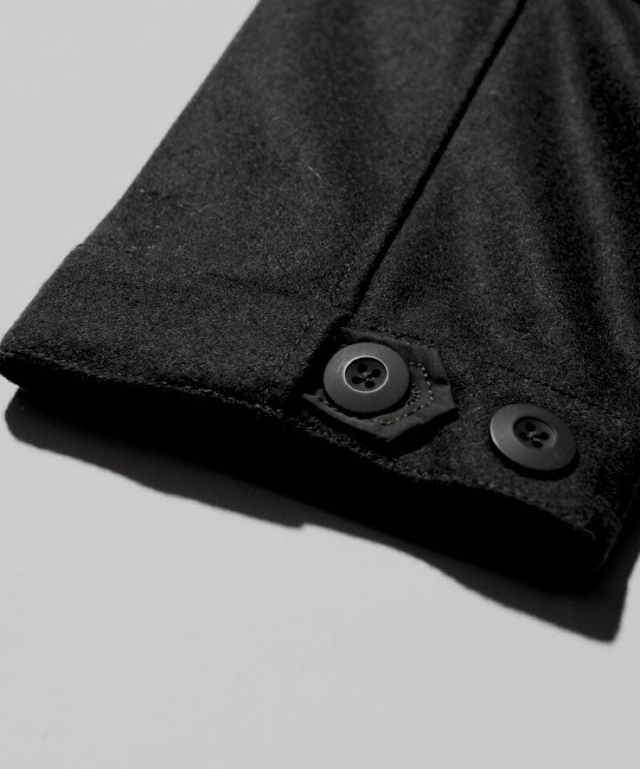 【新品：¥46,200】glamb グラム モッズコート 黒 M 春/秋/冬用