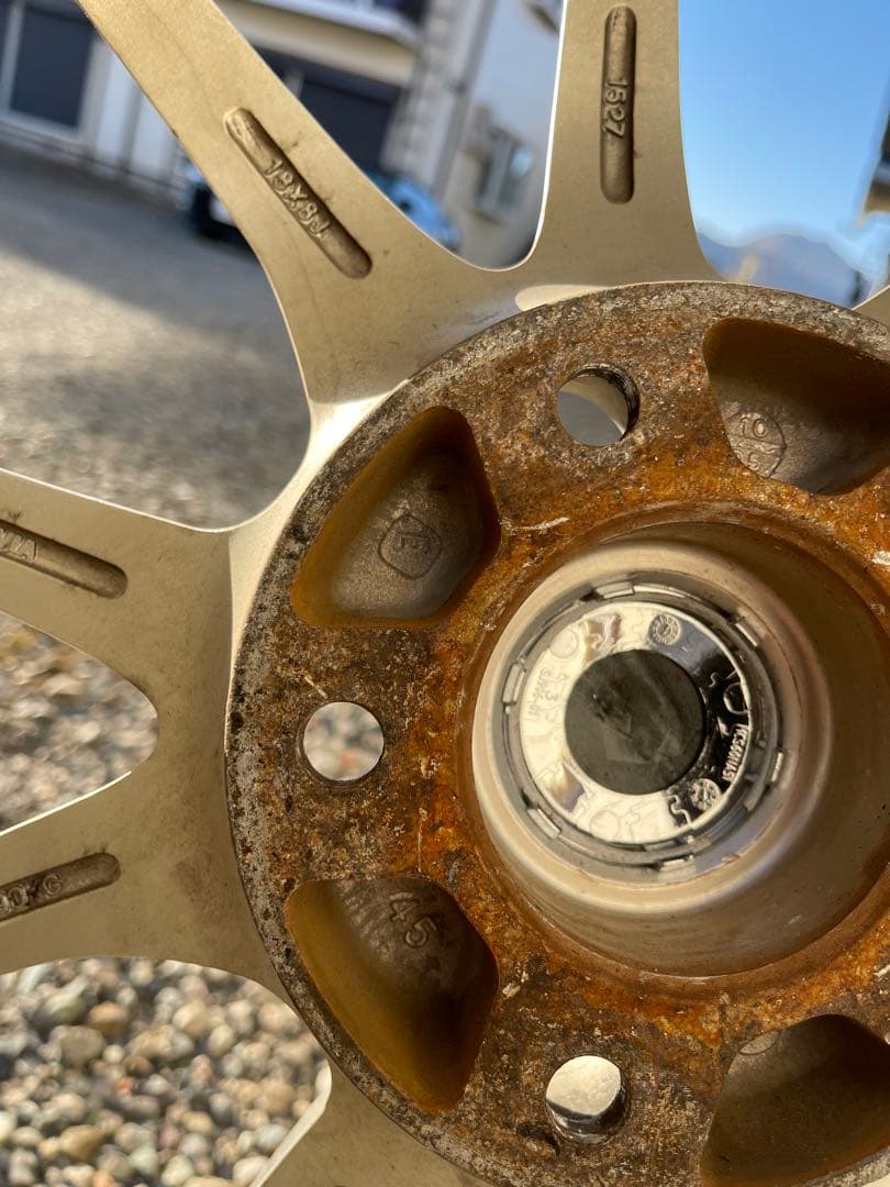 た*い様 18インチ ホイールセット 10スポークデザイン A-TECH インプ