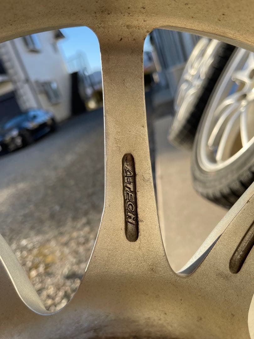 た*い様 18インチ ホイールセット 10スポークデザイン A-TECH インプ