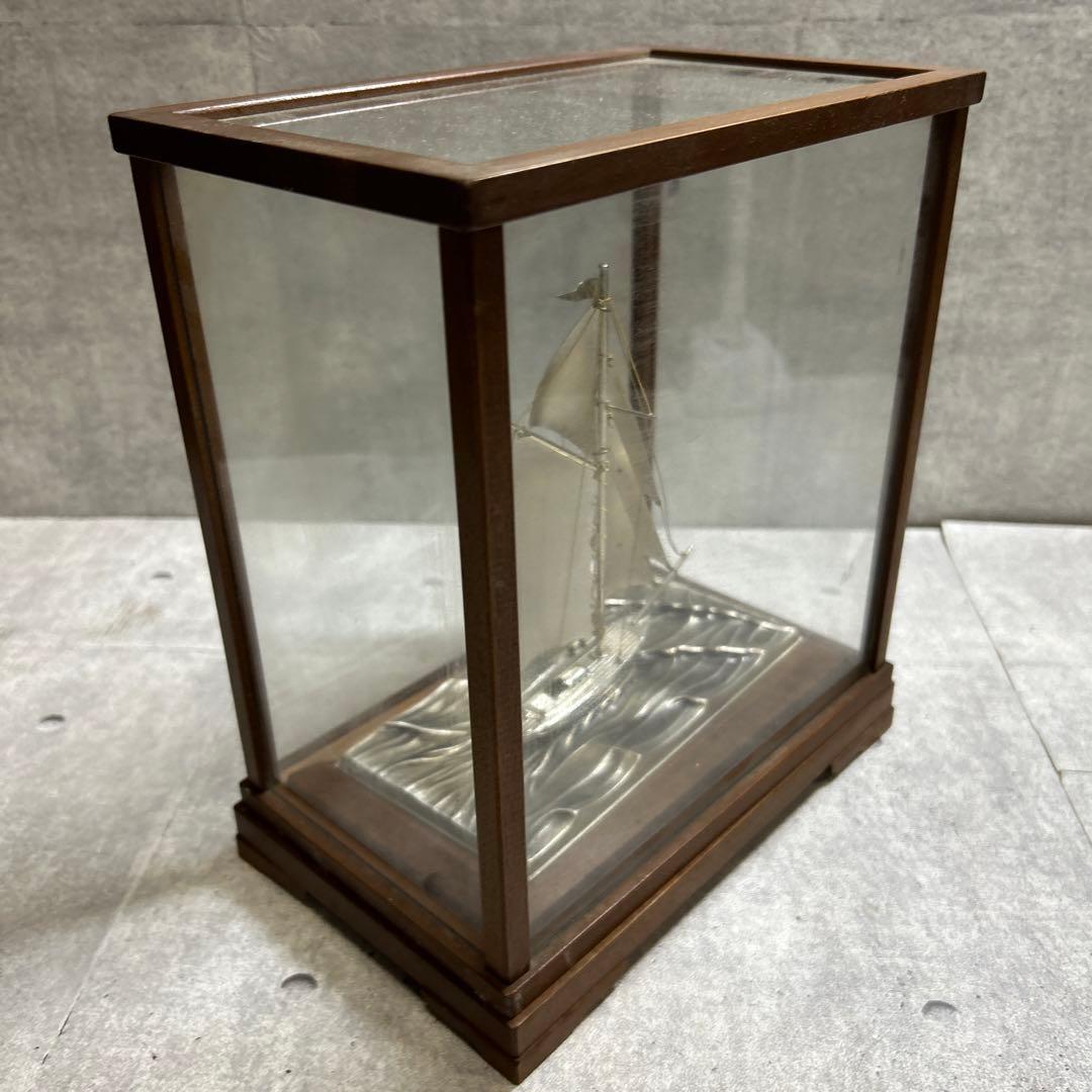 関工芸 銀製船置物 ヨット 帆船 SILVER960 刻印あり