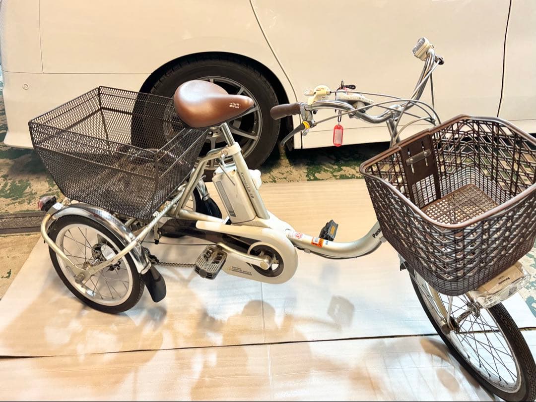 【直接引渡】Panasonic 電動アシスト三輪車　かろやかライフEB