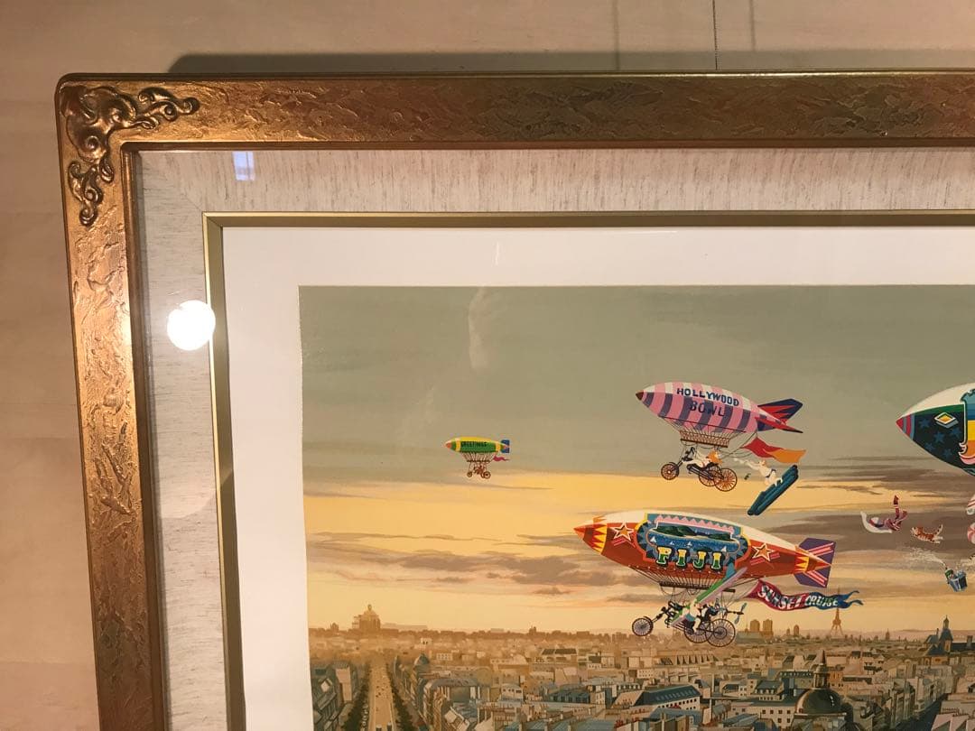 ヤマガタ　「ペリエⅡ」　シルクスクリーン　直筆サイン・エンボス印・エディション有