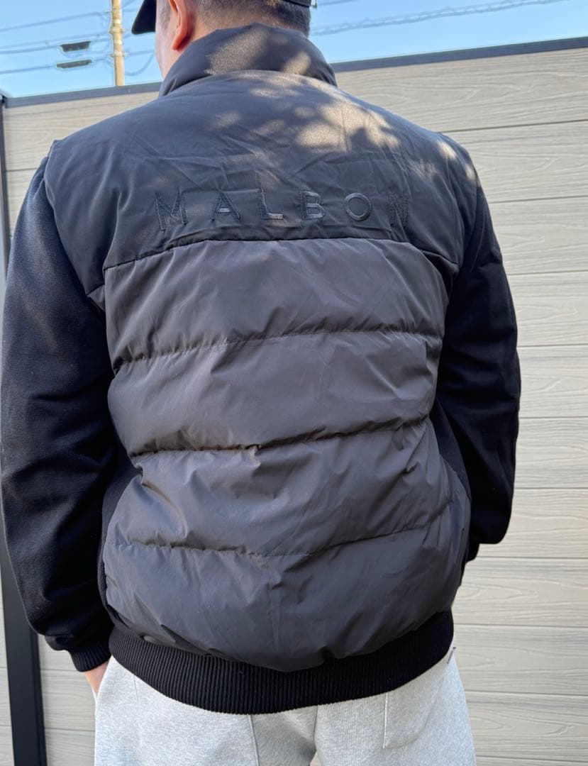 即日発送マルボンメンズ ゴルフウェアダウン アウタージャケットニットダウンXL