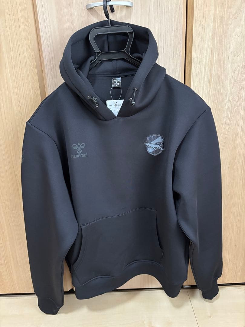 hummel ジェフユナイテッド千葉 フード付きプルオーバーパーカー 希少