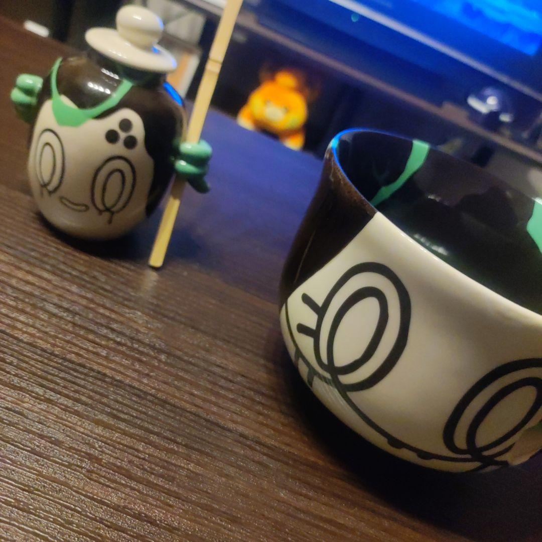 【喫茶チャデス】茶碗 ヤバソチャ チャデス茶入にもなる調味料入れ セット