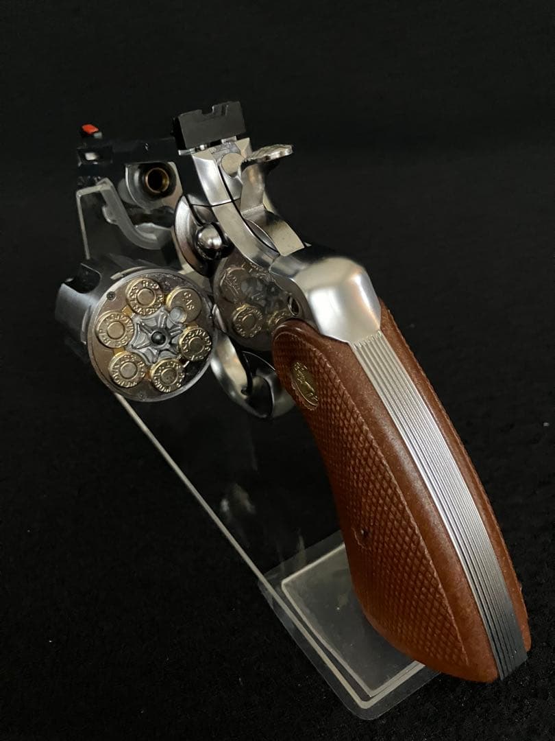 タナカ　コルトパイソン　357マグナム　3インチRモデル　ステンレスフィニッシュ