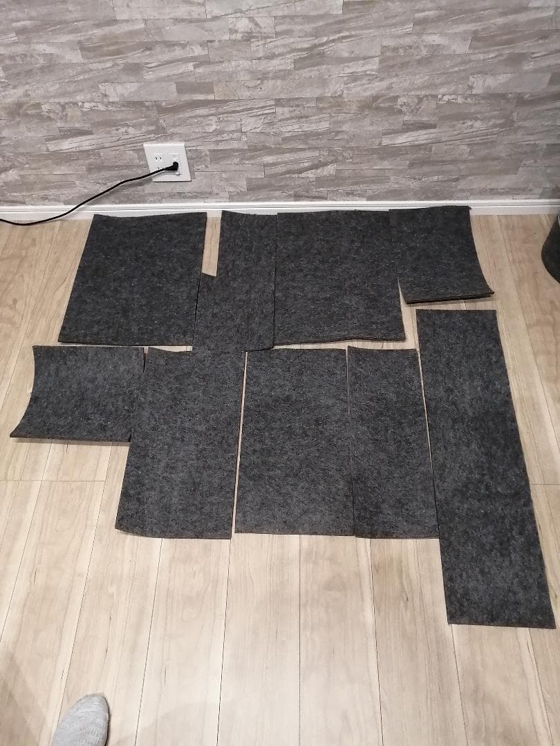 ピアリビング 足音マット 【不整形20枚】　防音マット