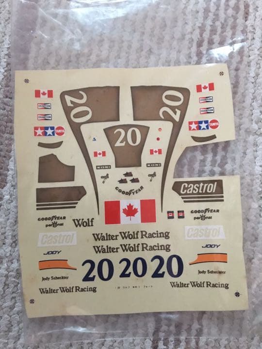 激レア テストショット品 タミヤ 1/20 ウルフ・フォードWR1