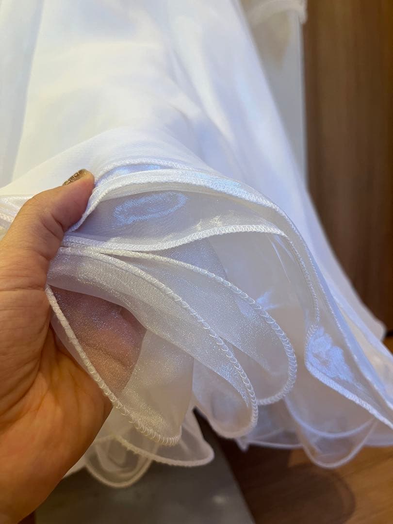 社交ダンス　ドレス　ジャンティ　ホワイト　カラフル　スタンダード