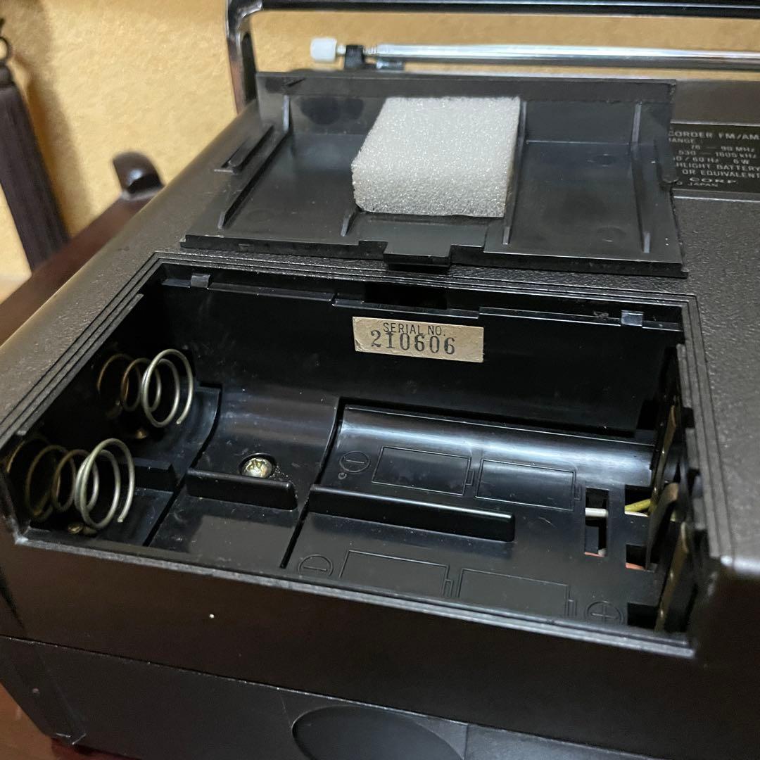 SONY／ラジカセ／CF-1600／カバー付／メンテナンス済み／ケアセット付属
