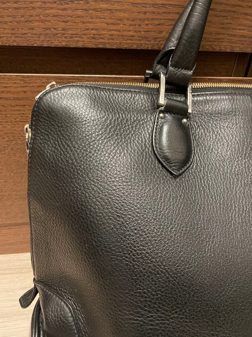 ペッレモルビダ Maiden Voyage シュリンクレザー ビジネスバッグ 黒